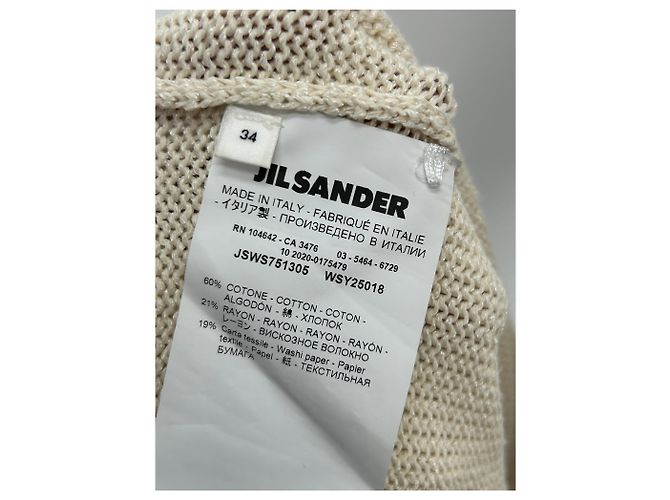 Jil Sander Ärmelloses Maxikleid Beige - Ansicht 6