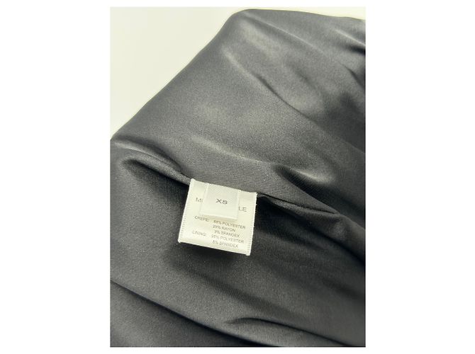 Autre Marque Vestido blazer cuello blanco Negro - vista 6