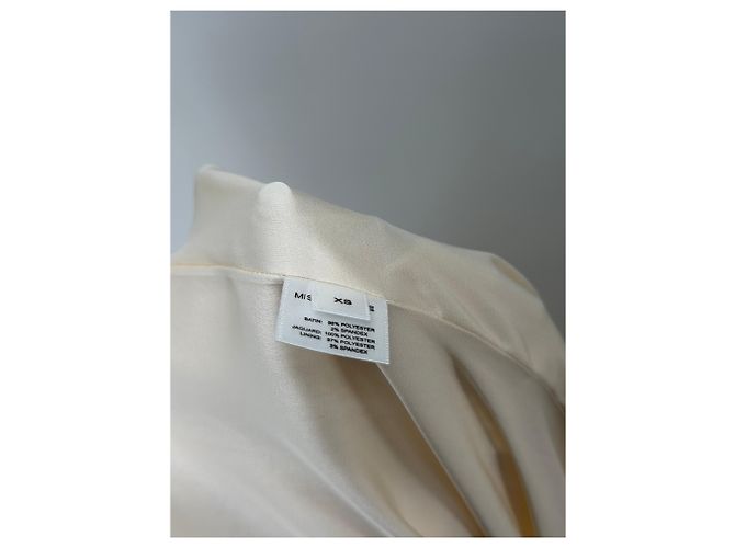 Autre Marque Miss Circle Spitzenkleid Creme XS Beige - Ansicht 6