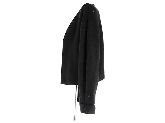 Autre Marque Cardigan aus Kaschmir Schwarz - Ansicht 4