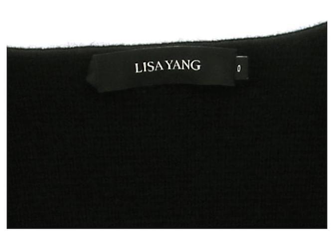 Autre Marque Cardigan aus Kaschmir Schwarz - Ansicht 5