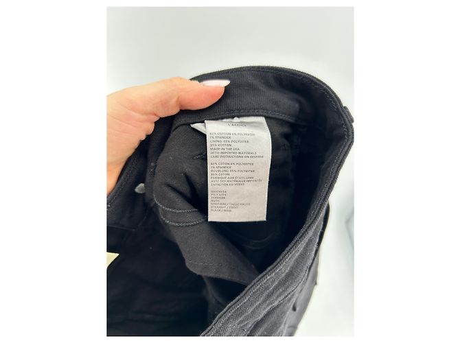Jeans Ruth de tiro alto recto negros L'Agence - vista 6