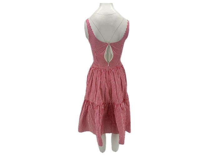 Autre Marque Vestido a rayas blanco/azul Roja - vista 2