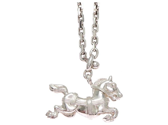 Hermès Hermes Pferde-Anhänger aus Sterlingsilber - Ansicht 2