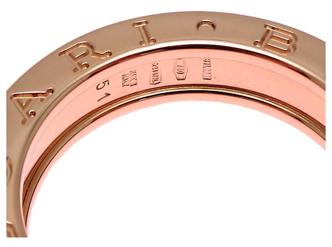 Bulgari Anello Bvlgari B-zero1 in oro rosa 18K - vista 5