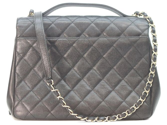 Chanel A93607 Caviar Business Affinity Schultertasche Schwarz - Ansicht 3