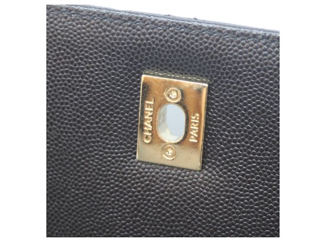 Chanel A93607 Caviar Business Affinity Schultertasche Schwarz - Ansicht 8