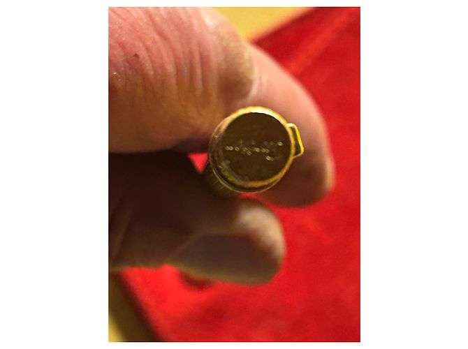 Cartier Santos Gordon vergoldeter Kugelschreiber Blau Golden Grau Dunkelblau - Ansicht 5