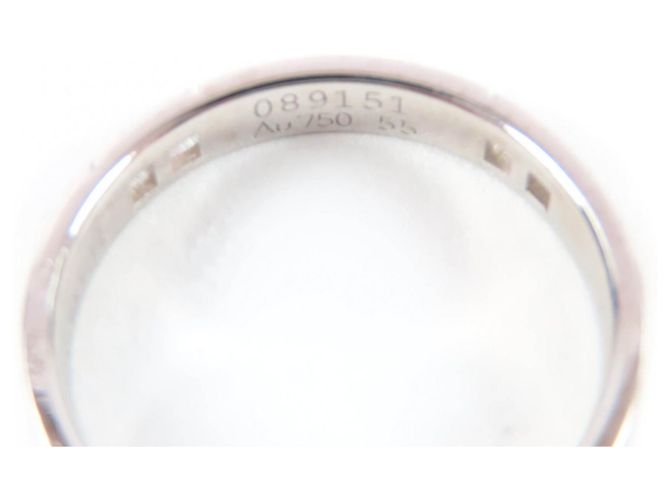 Ring Anel Hercules Hermès em ouro branco Prata - vista 5