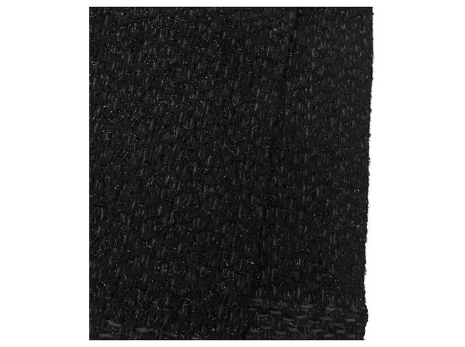 Sciarpa in cashmere nero e azzurro Chanel Blu chiaro - vista 4
