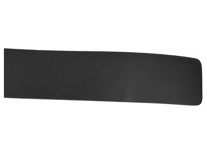 GUCCI 835193 Ledergürtel mit Logo-Schnalle in Antik-Optik Schwarz Silber - Ansicht 6