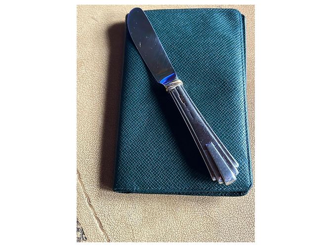 Coltello per burro Cartier Trinity in argento e oro Silver hardware Gold hardware - vista 10