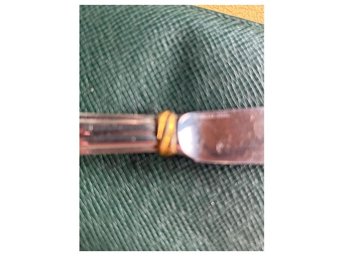 Coltello per burro Cartier Trinity in argento e oro Silver hardware Gold hardware - vista 7