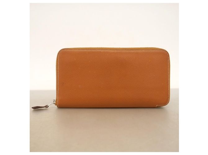 Hermès Hermes Azap Long Wallet aus Gold Epsom Leder Golden - Ansicht 10