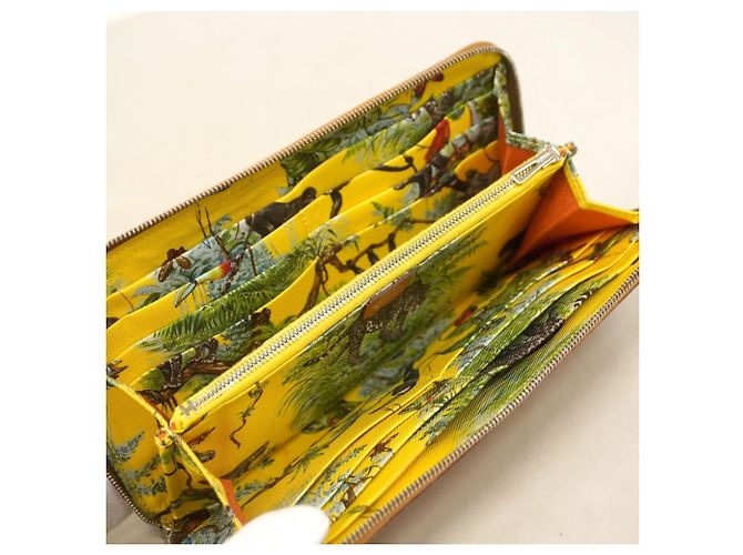 Hermès Hermes Azap Long Wallet aus Gold Epsom Leder Golden - Ansicht 4