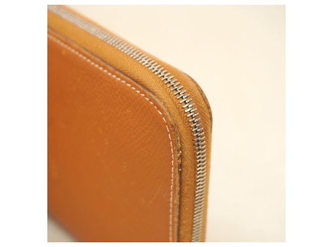 Hermès Hermes Azap Long Wallet aus Gold Epsom Leder Golden - Ansicht 6