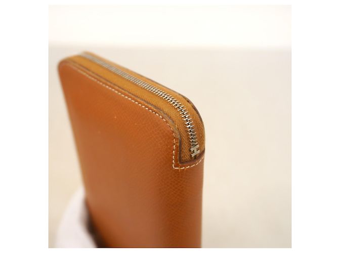 Hermès Hermes Azap Long Wallet aus Gold Epsom Leder Golden - Ansicht 7