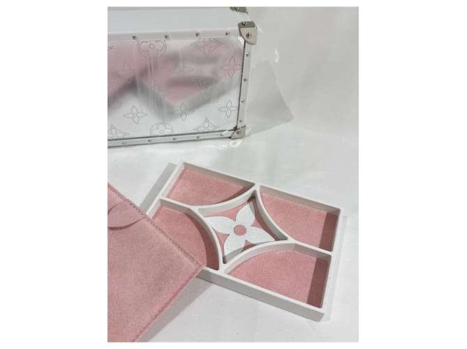 Louis Vuitton Monogram Rose Schmuckkästchen Pink Weiß - Ansicht 3