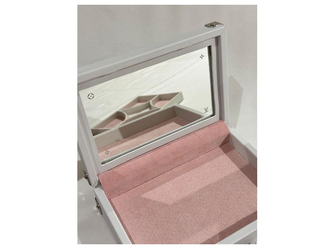 Louis Vuitton Monogram Rose Schmuckkästchen Pink Weiß - Ansicht 7