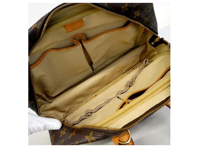 Borsa Louis Vuitton Monogram Deauville Marrone - vista 4