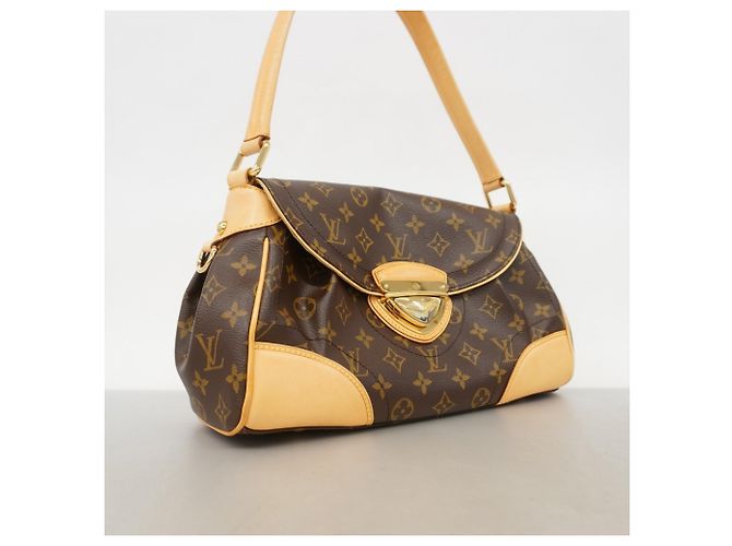 Borsa a spalla Louis Vuitton Monogram Beverly MM Marrone - vista 2