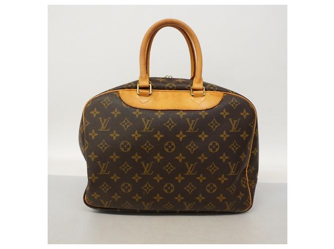 Borsa Louis Vuitton Monogram Deauville Marrone - vista 12
