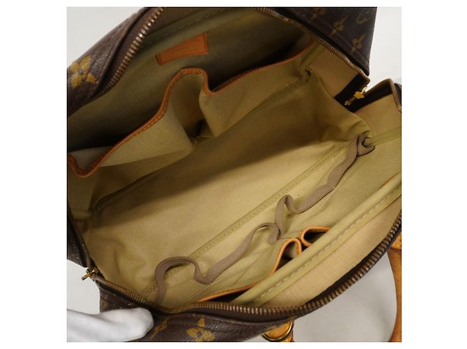 Borsa Louis Vuitton Monogram Deauville Marrone - vista 4