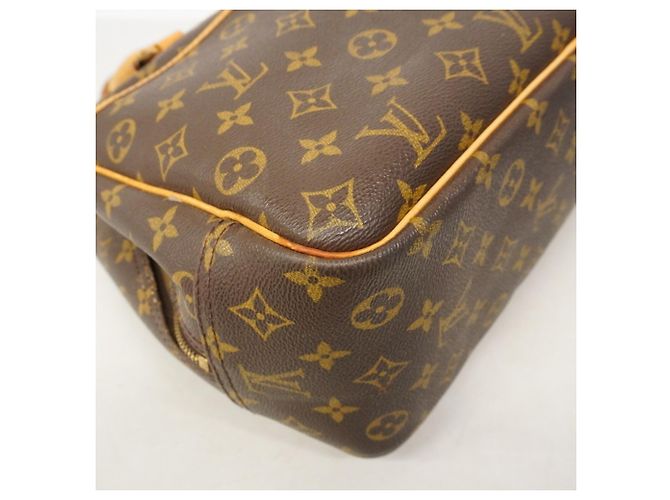 Borsa Louis Vuitton Monogram Deauville Marrone - vista 7