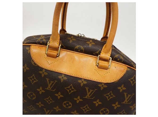 Borsa Louis Vuitton Monogram Deauville Marrone - vista 9
