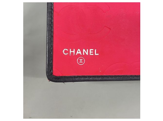 Cartera larga de piel de cordero Cambon Chanel Negro - vista 4