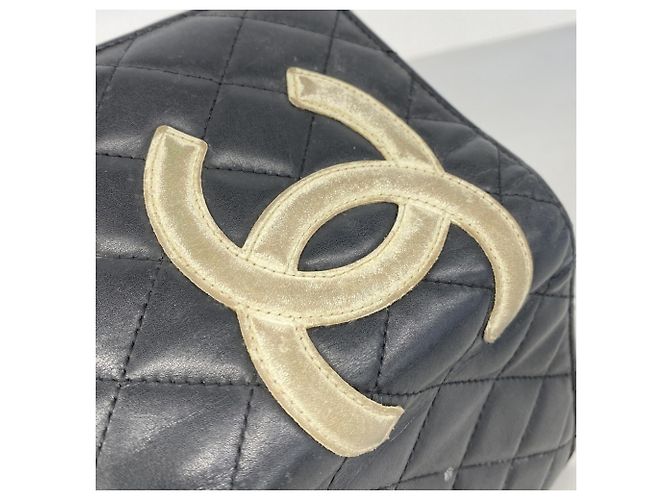 Cartera larga de piel de cordero Cambon Chanel Negro - vista 5