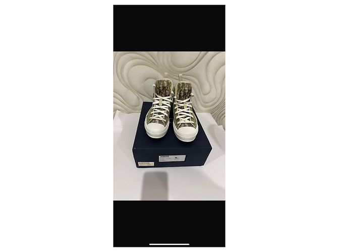 Oblique Sneakers Dior B23 Monogram Bianco Monogramma - vista 4