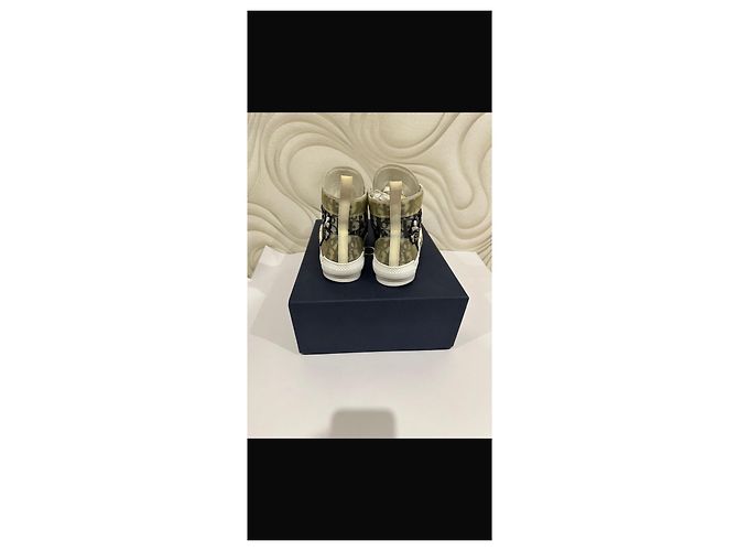Oblique Sneakers Dior B23 Monogram Bianco Monogramma - vista 5