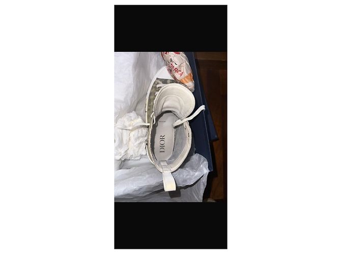 Oblique Sneakers Dior B23 Monogram Bianco Monogramma - vista 6