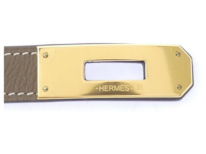Hermès Hermes Kelly 18mm Gürtel Braun - Ansicht 4
