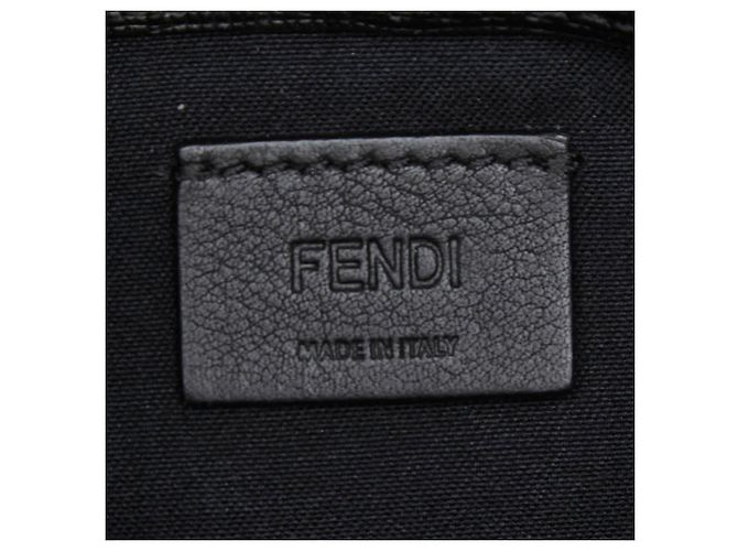 Borsa a tracolla con catena per portafoglio borchiata Fendi Karlito Nero Multicolore - vista 13