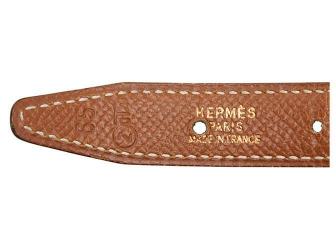 Hermès Hermes Constance H-Belt Marrone Nero - vista 8