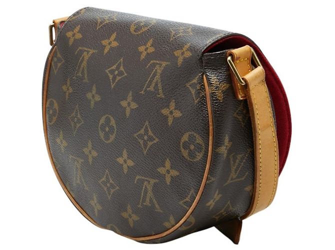 Borsa a tracolla Louis Vuitton Monogram Tambourin Marrone - vista 2