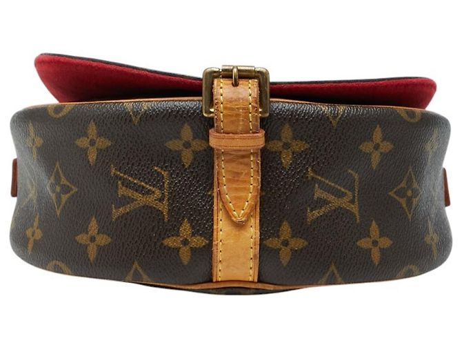 Borsa a tracolla Louis Vuitton Monogram Tambourin Marrone - vista 3