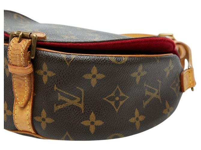 Borsa a tracolla Louis Vuitton Monogram Tambourin Marrone - vista 4