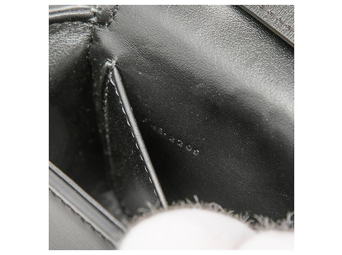 Céline Borsa a tracolla Celine Triomphe Mini Claude in pelle nera Nero - vista 6