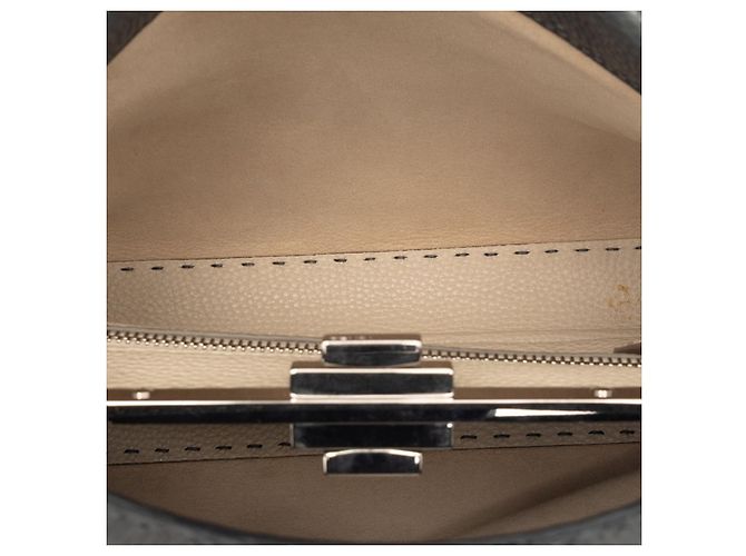 Borsa Fendi Selleria Peekaboo Medium Marrone - vista 5
