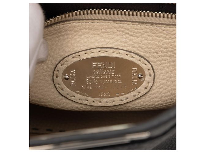 Borsa Fendi Selleria Peekaboo Medium Marrone - vista 6