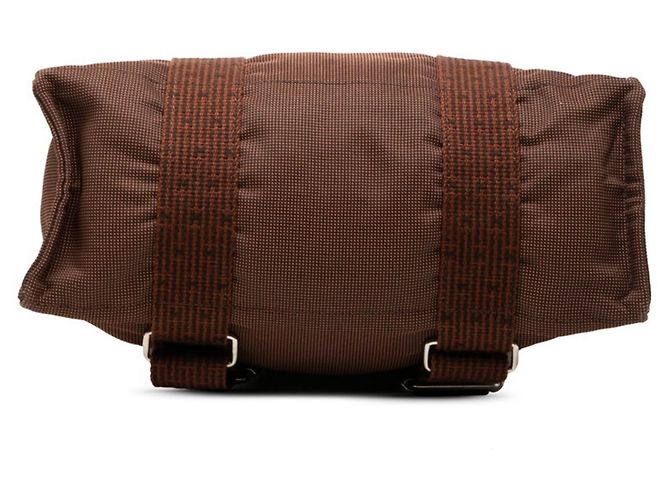 Hermès Zaino Hermes Herline Ad MM Marrone - vista 3