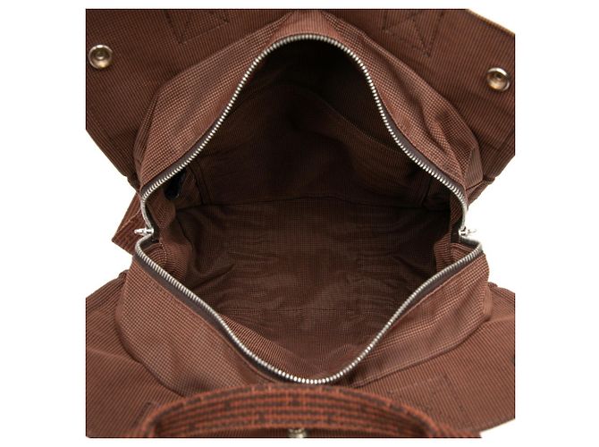 Hermès Zaino Hermes Herline Ad MM Marrone - vista 4