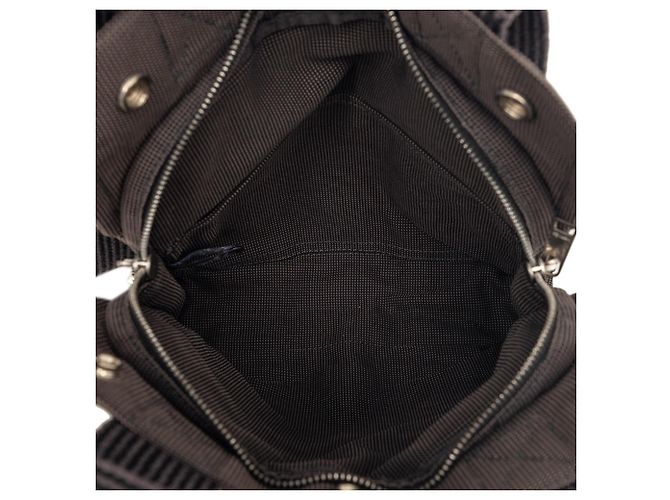 Hermès Zaino Hermes Herline Ad PM Marrone Nero - vista 5