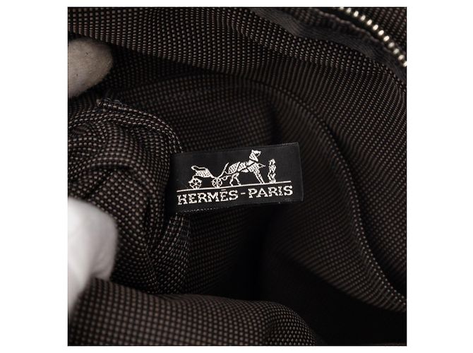 Hermès Zaino Hermes Herline Ad PM Marrone Nero - vista 6
