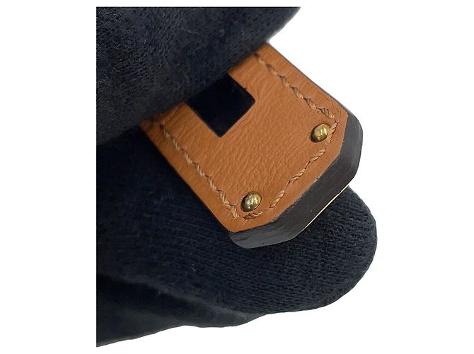 Hermès Hermes Kelly Gürtel aus goldenem Epsom-Leder Braun - Ansicht 7
