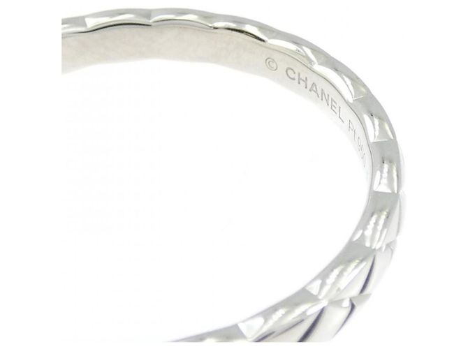 Chanel Coco Crush Small Platinum Band Ring Silber - Ansicht 3