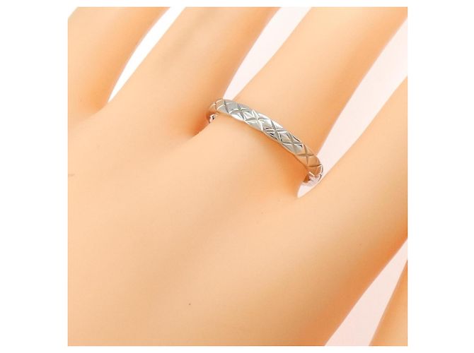 Chanel Coco Crush Small Platinum Band Ring Silber - Ansicht 4